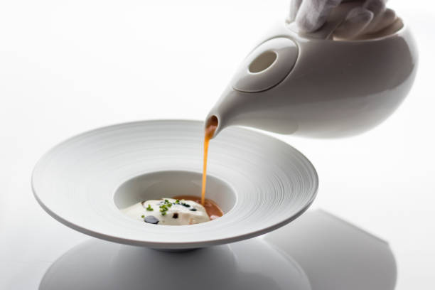 istock Vegetable and red fish soup with cream and parsley 1173158232