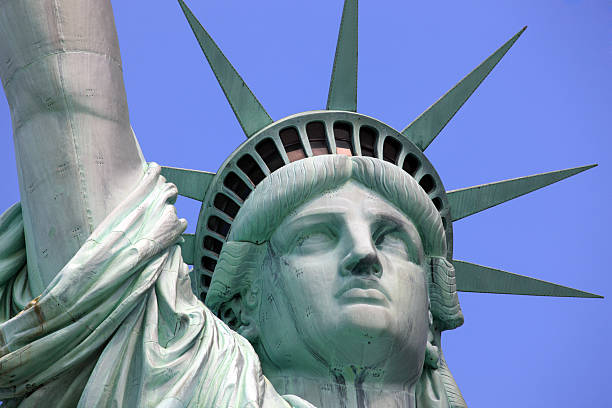 istock Statue of Liberty - close up 117316416