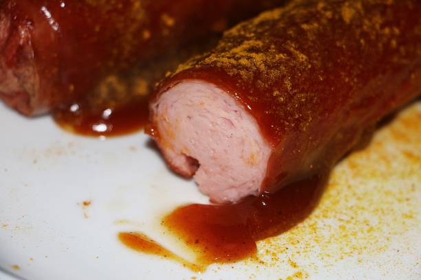 istock extreme close up of a german currywurst on a plate 1173165001