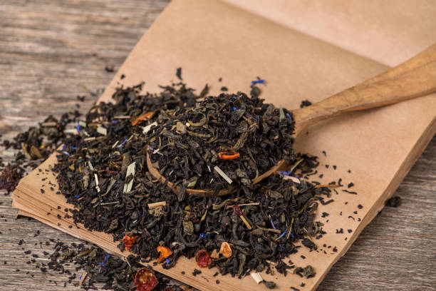 istock loose leaf tea in a wooden spoon 1173165070