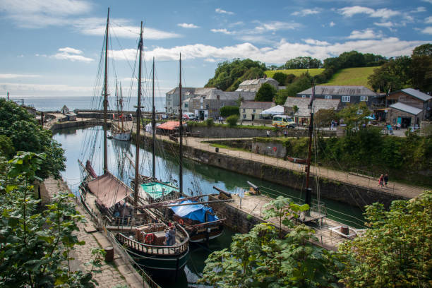 istock Charlestown Cornwall Historic Port 1173165092
