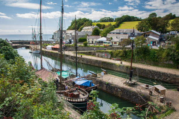 istock Charlestown Cornwall Historic Port 1173165098