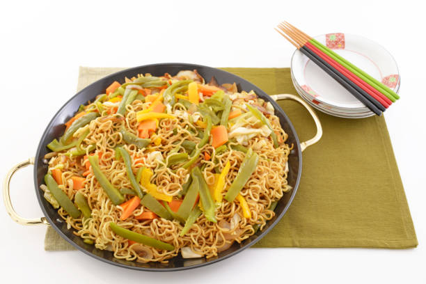 istock Delicious Fried Noodles Yakisoba 1173166188