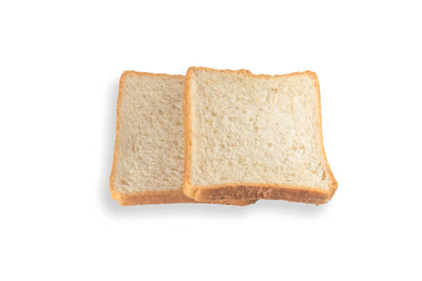 istock top view of two bread slices isolated on white background 1173169489