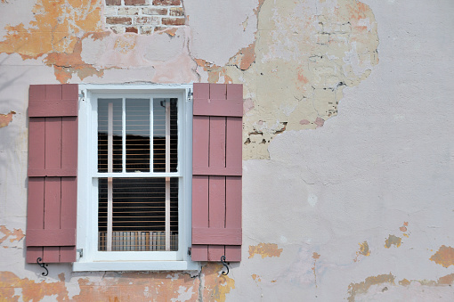An old fashioned window in Charleston, South Carolina. Nikon D300 (RAW)