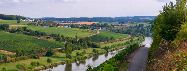 Panoramic of the Mosel River, Luxembourg