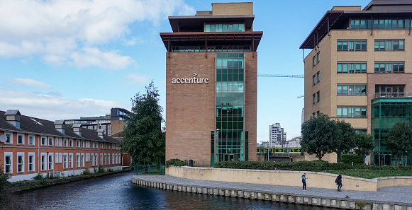 The Accenture Building  in Grand Canal Quay, Dublin, Ireland.