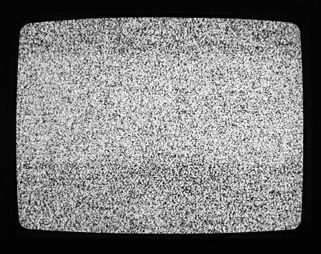 No signal TV texture. Television grainy noise effect as a background. No signal retro vintage television pattern. Interfering signal in analog television