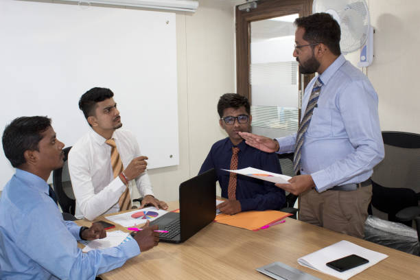 istock Business colleagues arguing at office meeting 1173185790