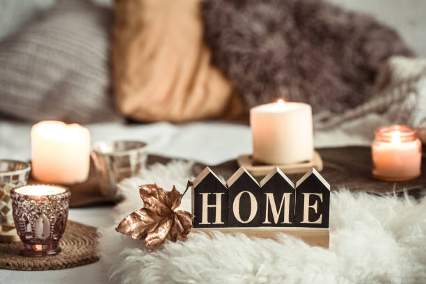istock Still life home decor in a cozy home. 1173192145