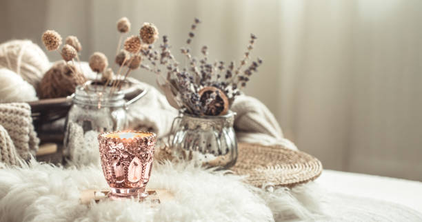 istock Autumn still Life home decor in a cozy house. 1173192180