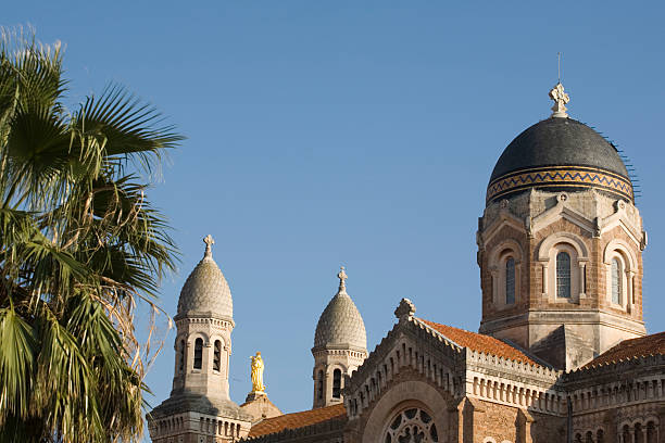 top of the Notre Dame de la Victoire Basilica at Saint-Raphaël; Saint-Raphaël, France