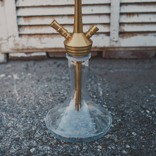 istock part of the hookah, modern design, on a brick background. 1173222900