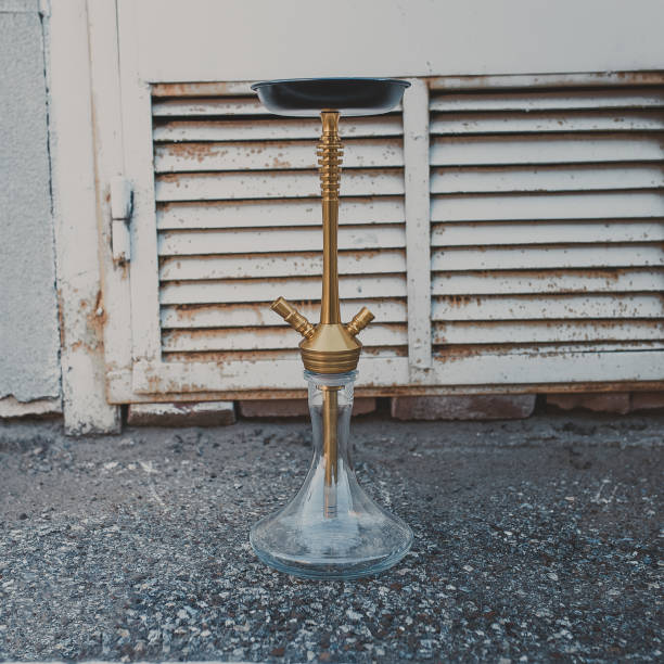 istock part of the hookah, modern design, on a brick background. 1173222914