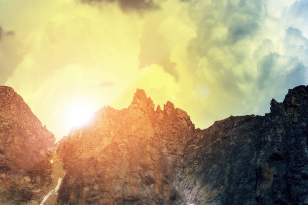 istock Dark storm grows behind rugged mountains in the Colorado Rocky Mountains 1173235272