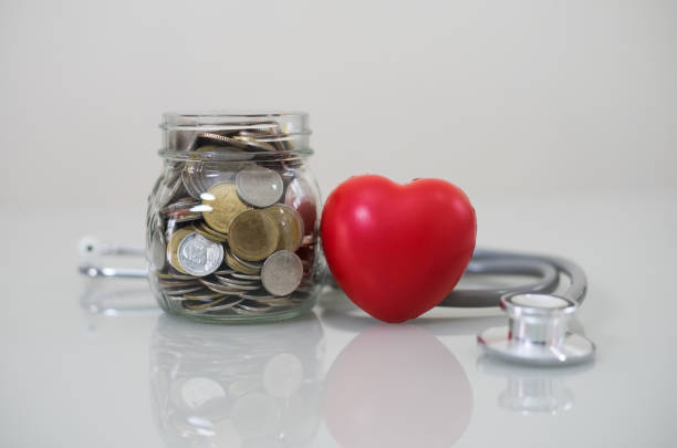 istock Heart disease ,save money for heart disease. 1173247949