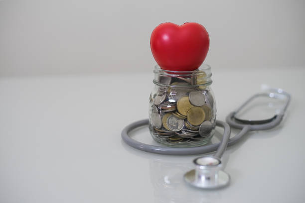istock Heart disease ,save money for heart disease. 1173247963