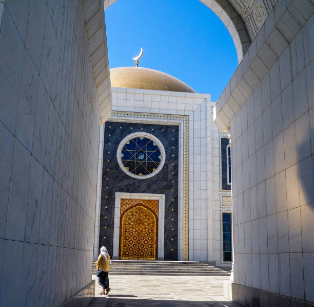 istock Turkmenbashi Ruhy Mosque, Ashgabat Turkmenistan 1173263402