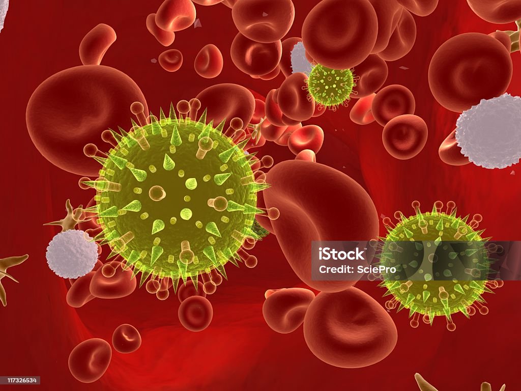 インフルエンザの感染症も含む - インフルエンザ菌のロイヤリティフリーストックフォト