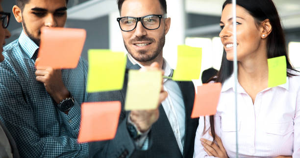 istock Collaboration and analysis by business people working in office 1173272626