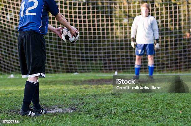 Footballspieler Sind Bereit Für Strafstoß Stockfoto und mehr Bilder von Farbbild - Farbbild, Fotografie, Fußball