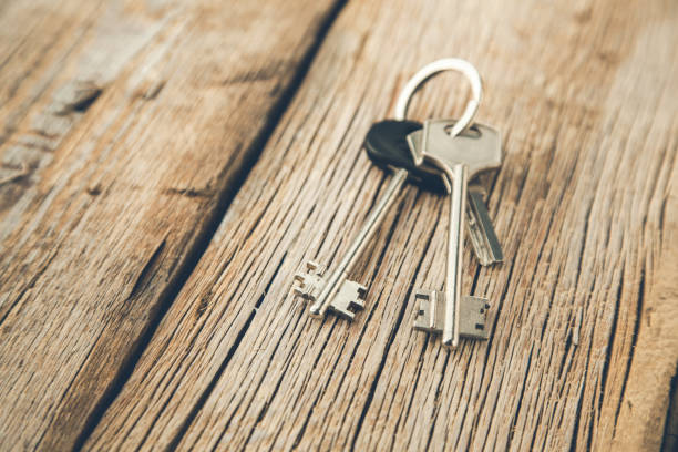 istock keys on the wooden desk 1173275572
