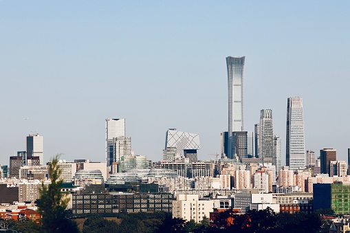 Beijing skyline in the daytime