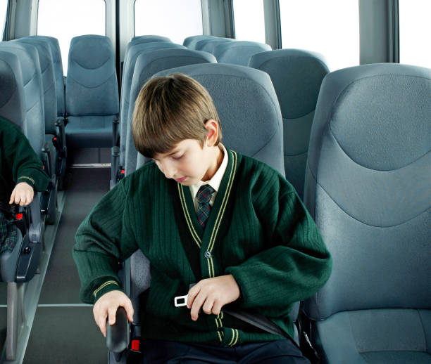 istock Kids in school bus 1173281089