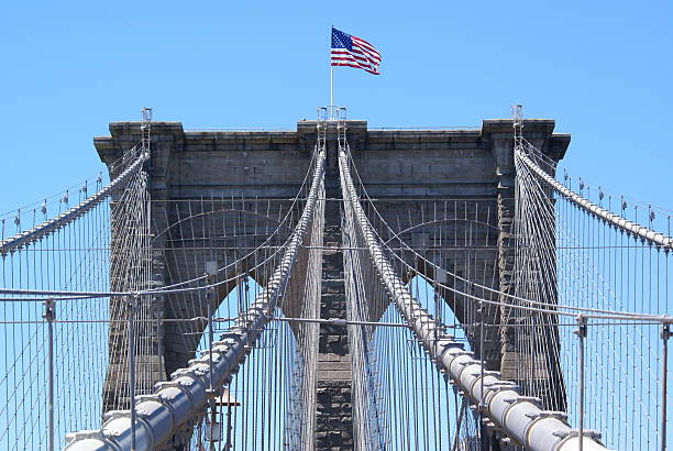 Ponte di Brooklyn - foto stock