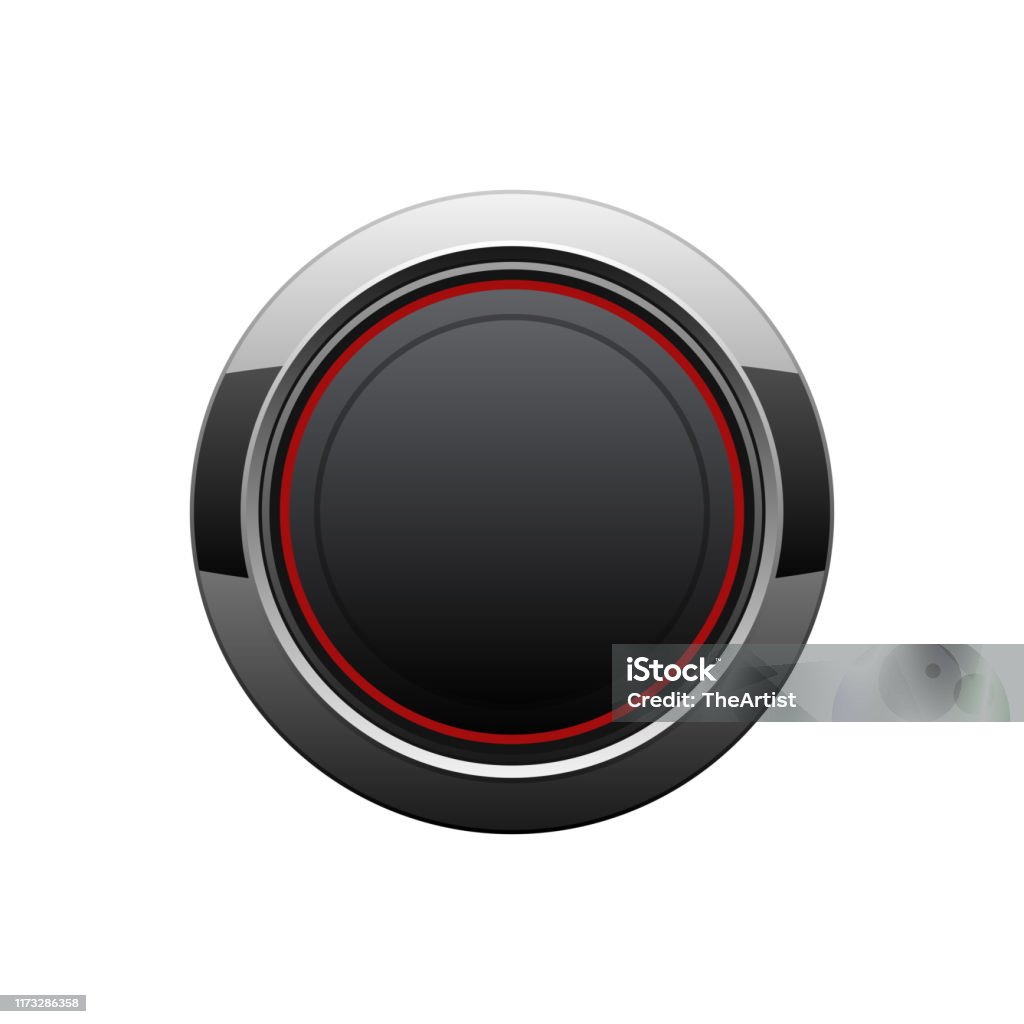 Start Engine Button Vector Design Illustration Isolated On White ...