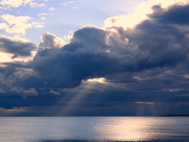 istock Ray of light on the sea 1173294664