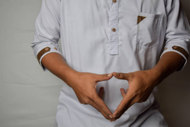 istock Close up Asian man shows hand gestures it means human emotion and expression isolated on white background 1173306717