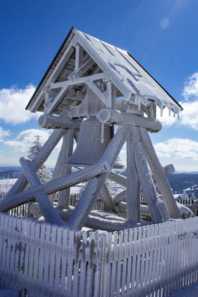 peace bell at the fichtelberg peak, Oberwiesenthal, Germany