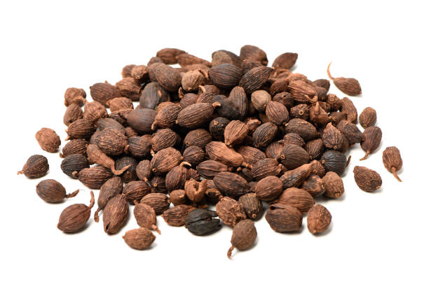 istock Black cardamom on a white background 1173315609