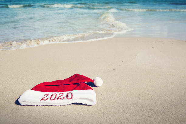 istock Year 2020 written at the Santa Claus. 1173317939