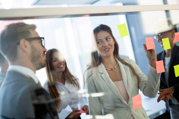 istock Business people day at modern business office 1173319423