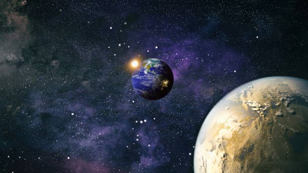istock Sunrise over planet Earth, view from space,blue planet Earth in deep space. Elements of this image furnished by NASA 1173320687