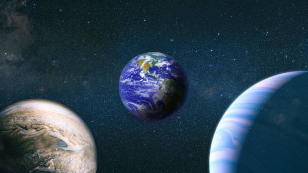 istock Sunrise over planet Earth, view from space,blue planet Earth in deep space. Elements of this image furnished by NASA 1173320777