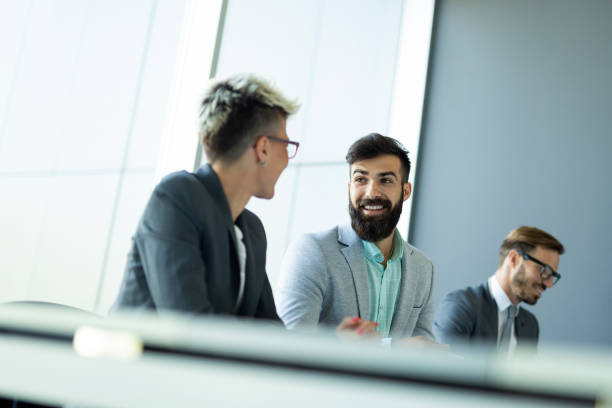 istock Business colleagues in conference room during meeting 1173322251