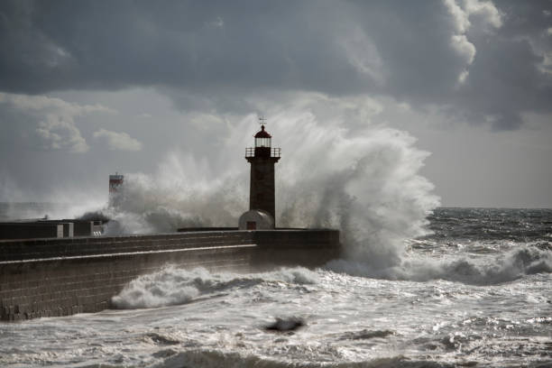 istock EUROPE PORTUGAL PORTO BEACHFRONT LIGHTTOWER 1173324600