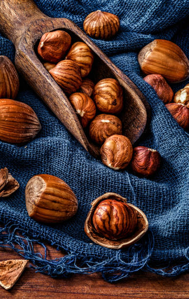 istock Close-up of a group of Hazelnuts 1173326322