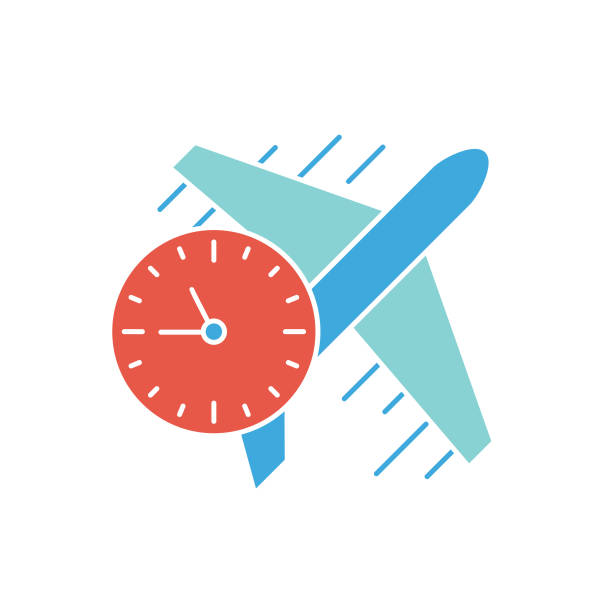 istock 24 Hour Air Delivery Logistics Delivery And Transport Flat Design Icon 1173328107