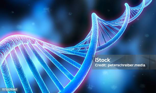 Dna Sequence Dna Code Structure Medical 3d Illustration Stock Photo - Download Image Now