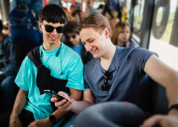 istock Cheerful Commute with Friends 1173329901
