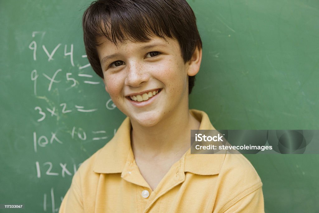 Tafel Kid - Lizenzfrei Bildung Stock-Foto