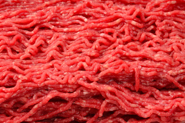 istock Chopped meat  isolated on white background. 1173331045