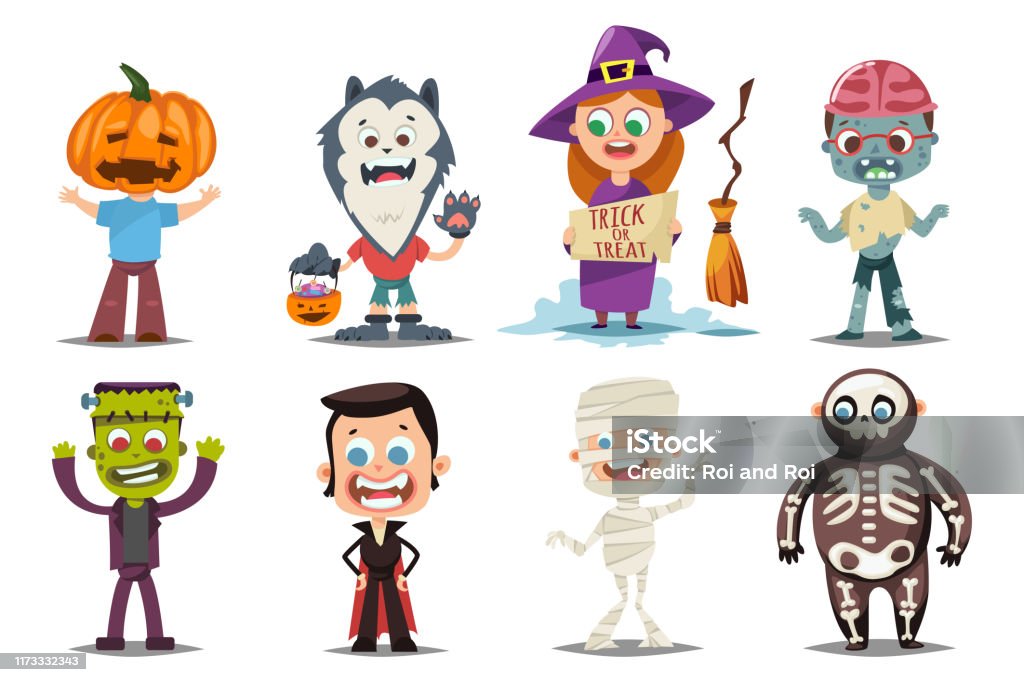 Vampire Boy Illustration Clipart for Halloween Designs