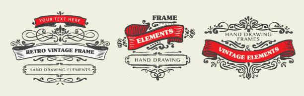 vintage banners and frames for you design