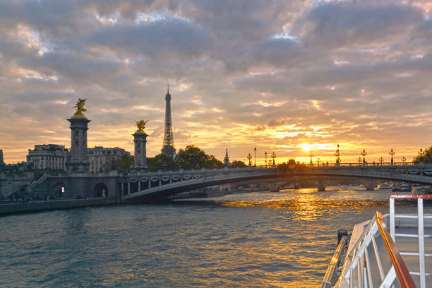 istock Paris at sunset, France 1173340632