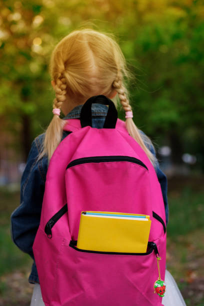 istock Backpack on the girl